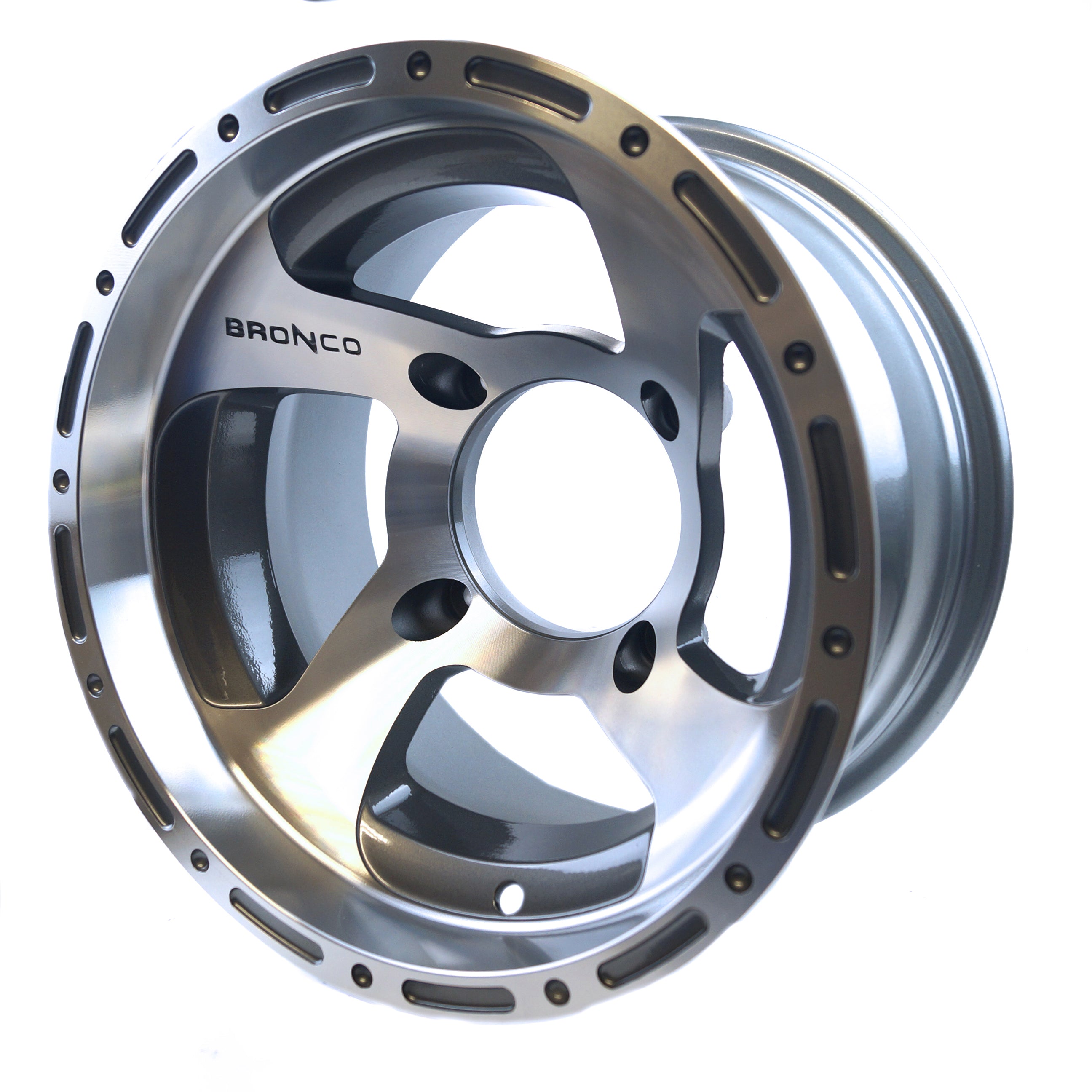 BRONCO ATV UTV RIM 12x7 PCD 4/137 4x137 AC-06203 OFFSET 2+5 ALUMINIUM