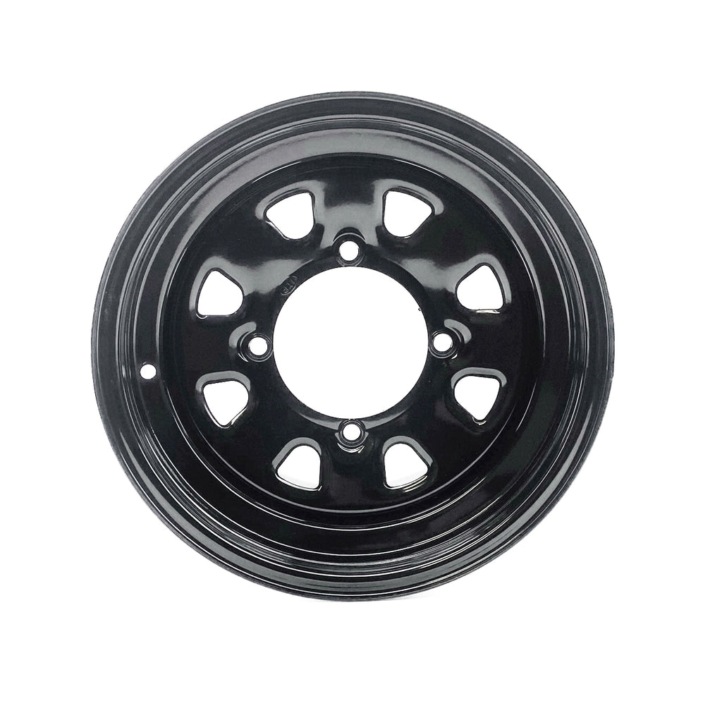 RIM STEEL WHEEL 14x7, 4/156, ITP DELTA BLACK 4+3, 12MM STUD, 1422320014B