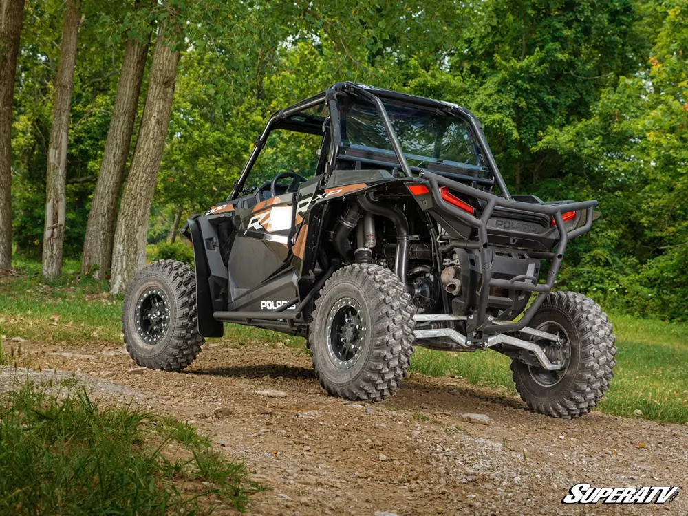 POLARIS XP TURBO/1000 LOW PROFILE WHEEL ARCH FENDER FLARES MUD GUARDS, SUPER ATV FF-P-RZRXP