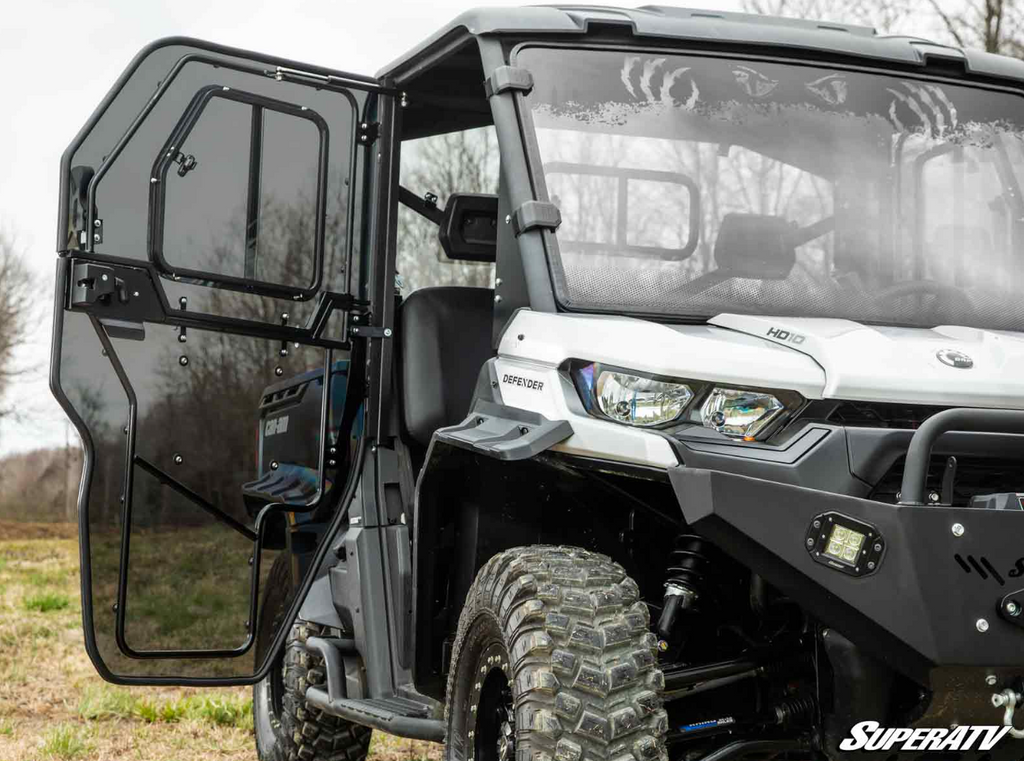 CAN-AM DEFENDER TRAXTER PLASTIC CLEAR DOORS, SUPER ATV DOOR-CA-DEF-003-72