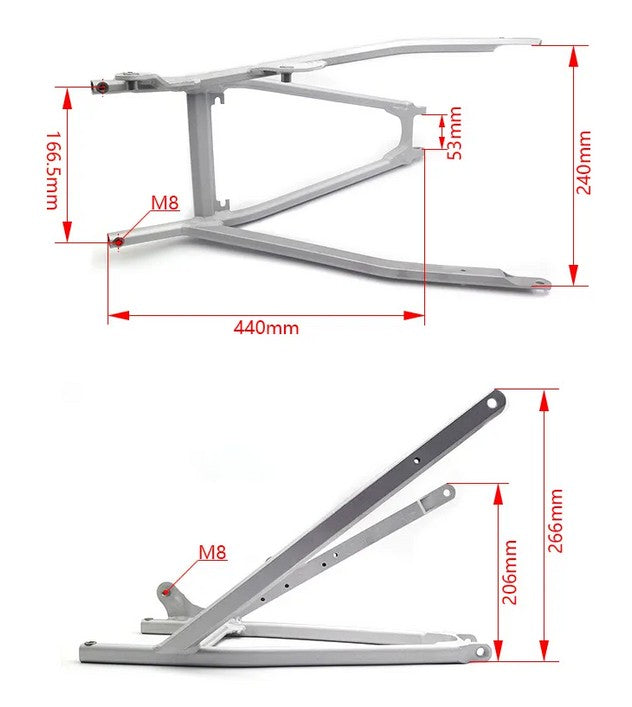 REAR SUB FRAME 2018 - 2022 KTM SX XC F 125 150 250 300 350 450 79103002000