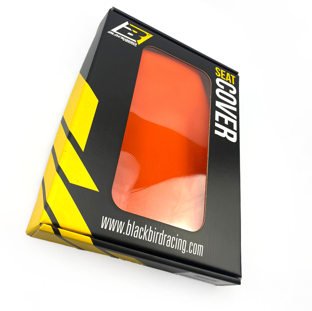 2024 KTM SX 65 Pyramid Orange, Seat Cover Blackbird, 1531G/01