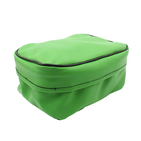 REAR FENDER TOOL BAG GREEN LEATHER WATERPROOF