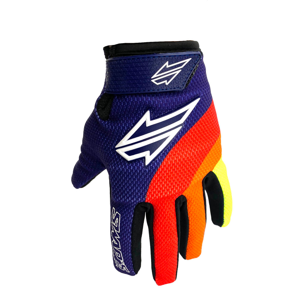 GLOVE MX SWAPS Blue/Red/Orange/Yellow - X-Small, GAN095BROXS