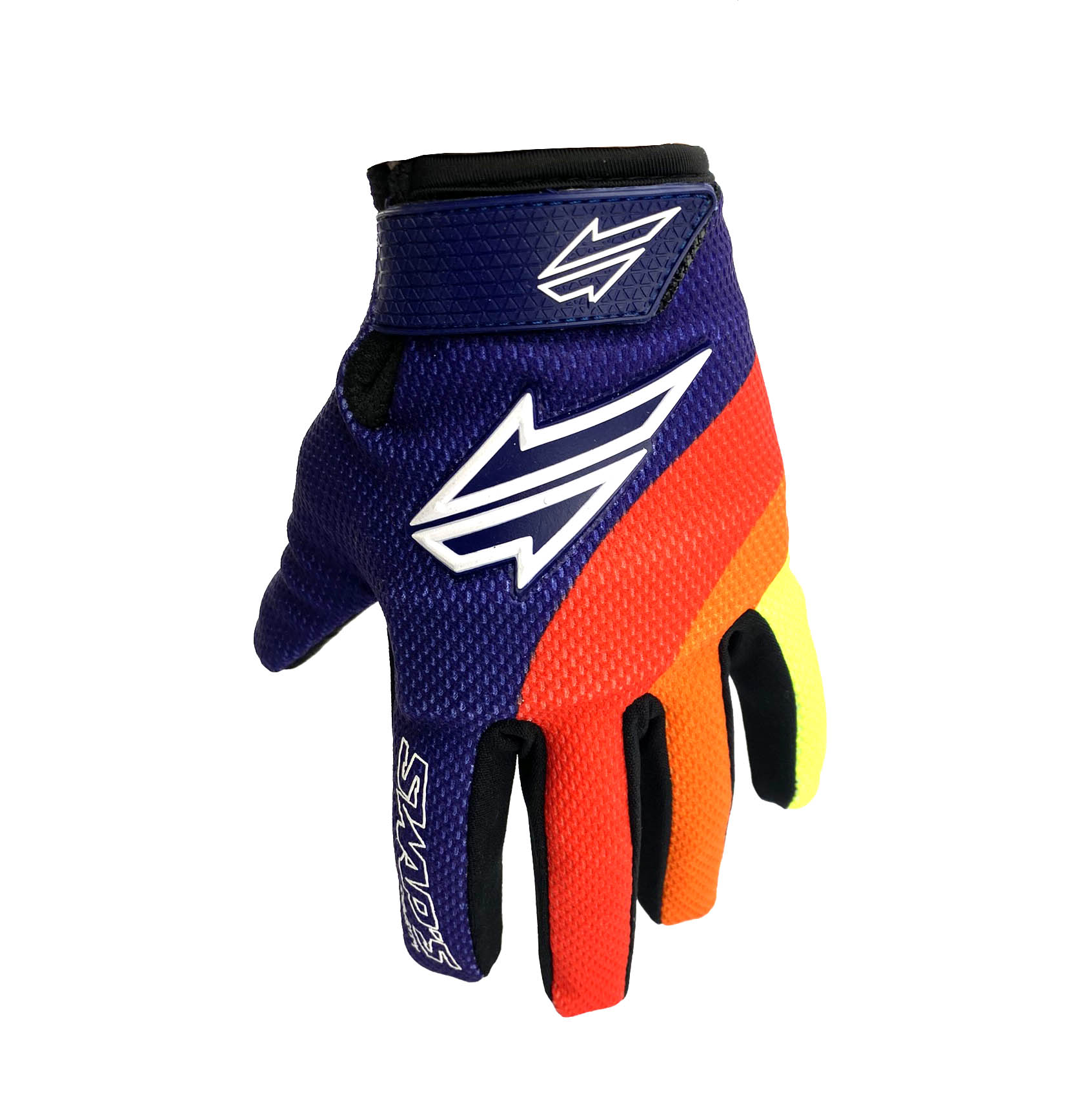 GLOVE MX SWAPS Blue/Red/Orange/Yellow - X-Small, GAN095BROXS