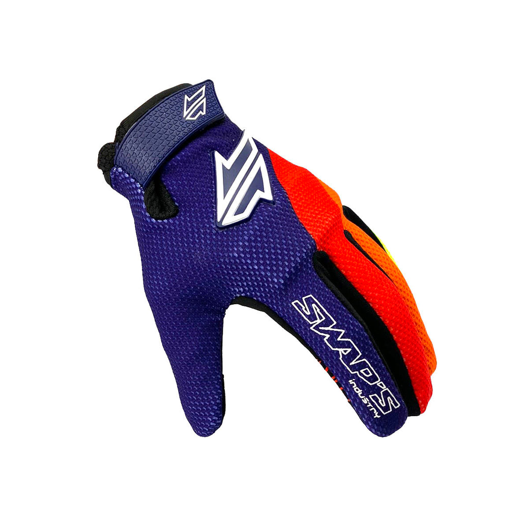 GLOVE MX SWAPS Blue/Red/Orange/Yellow - X-Small, GAN095BROXS