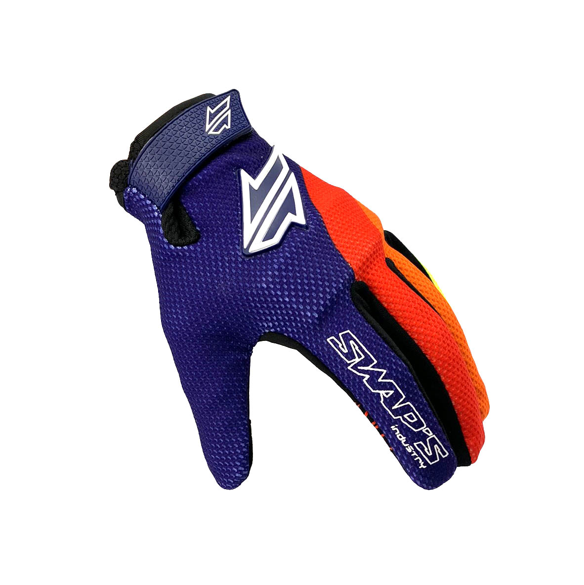 GLOVE MX SWAPS Blue/Red/Orange/Yellow - X-Small, GAN095BROXS