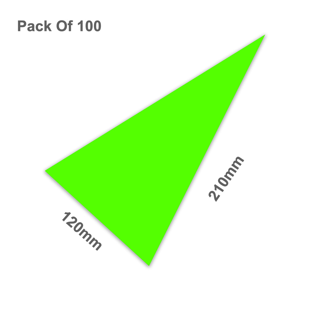ENDURO TRACK MARKING ARROWS NEON GREEN 100PCS