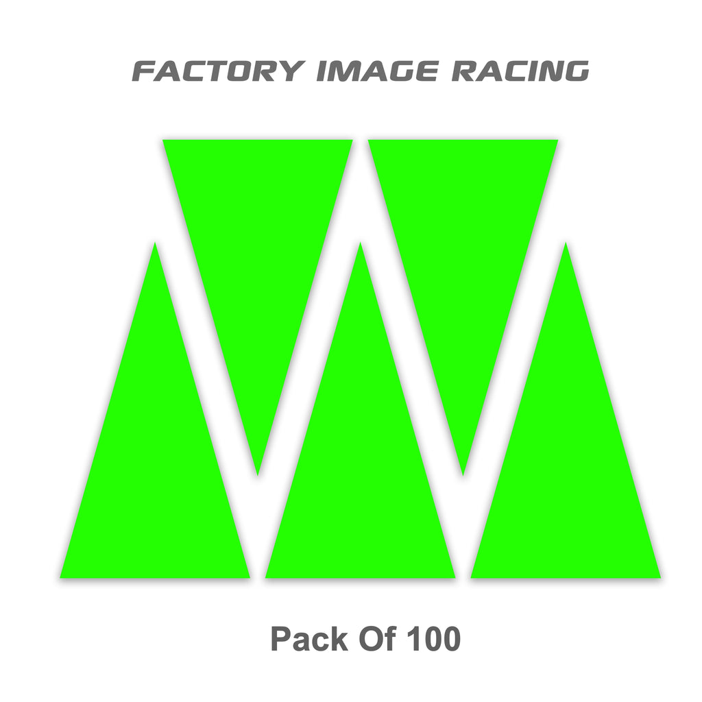 ENDURO TRACK MARKING ARROWS NEON GREEN 100PCS