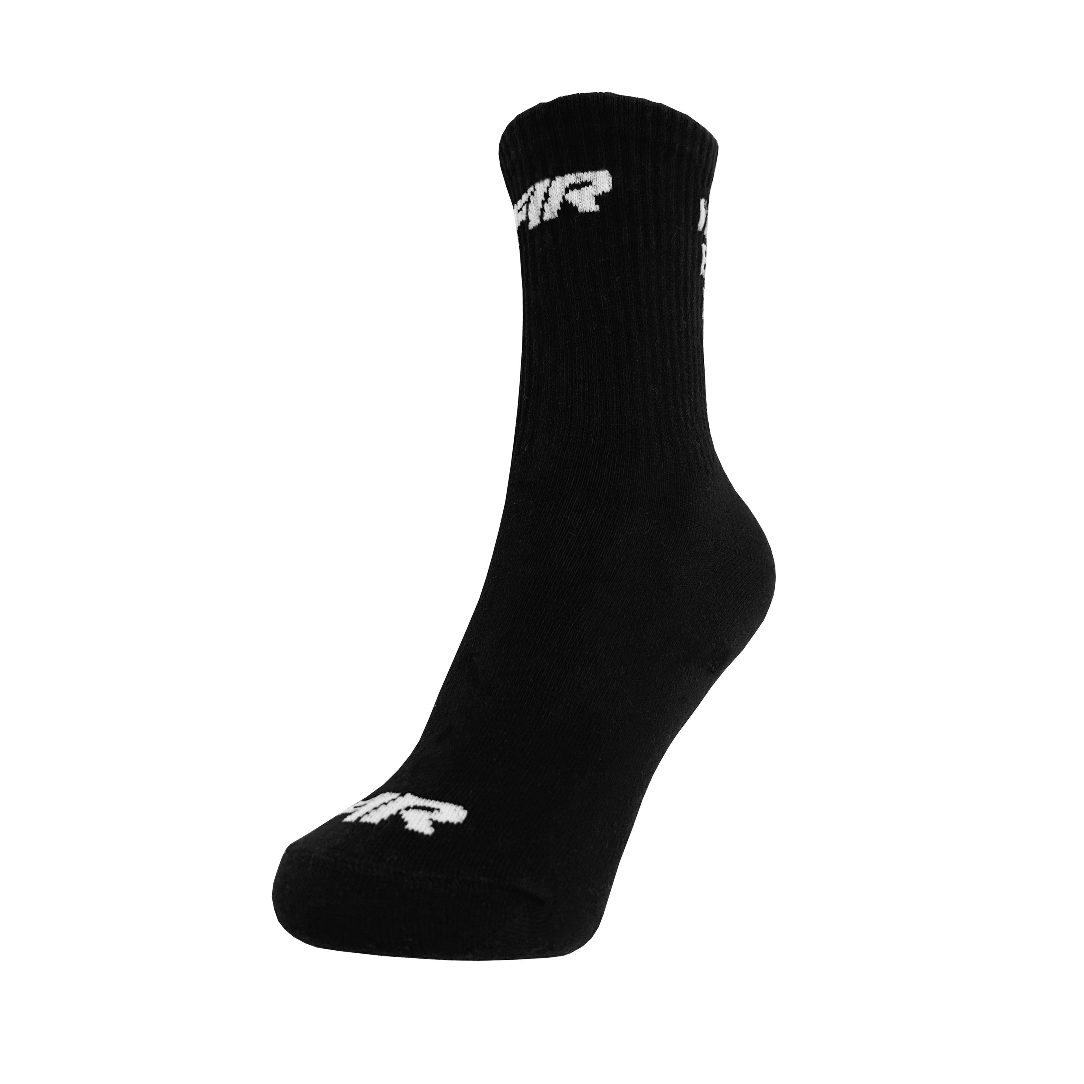 Unisex Socks Rather Be Riding Black with White Fir Design Size l (UK 7-11)