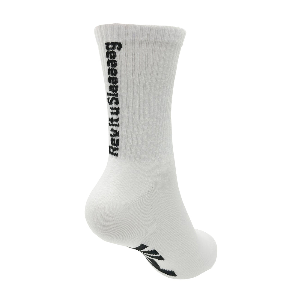 Unisex Socks Rev It White with Black Fir Design Size l (UK 7-11)