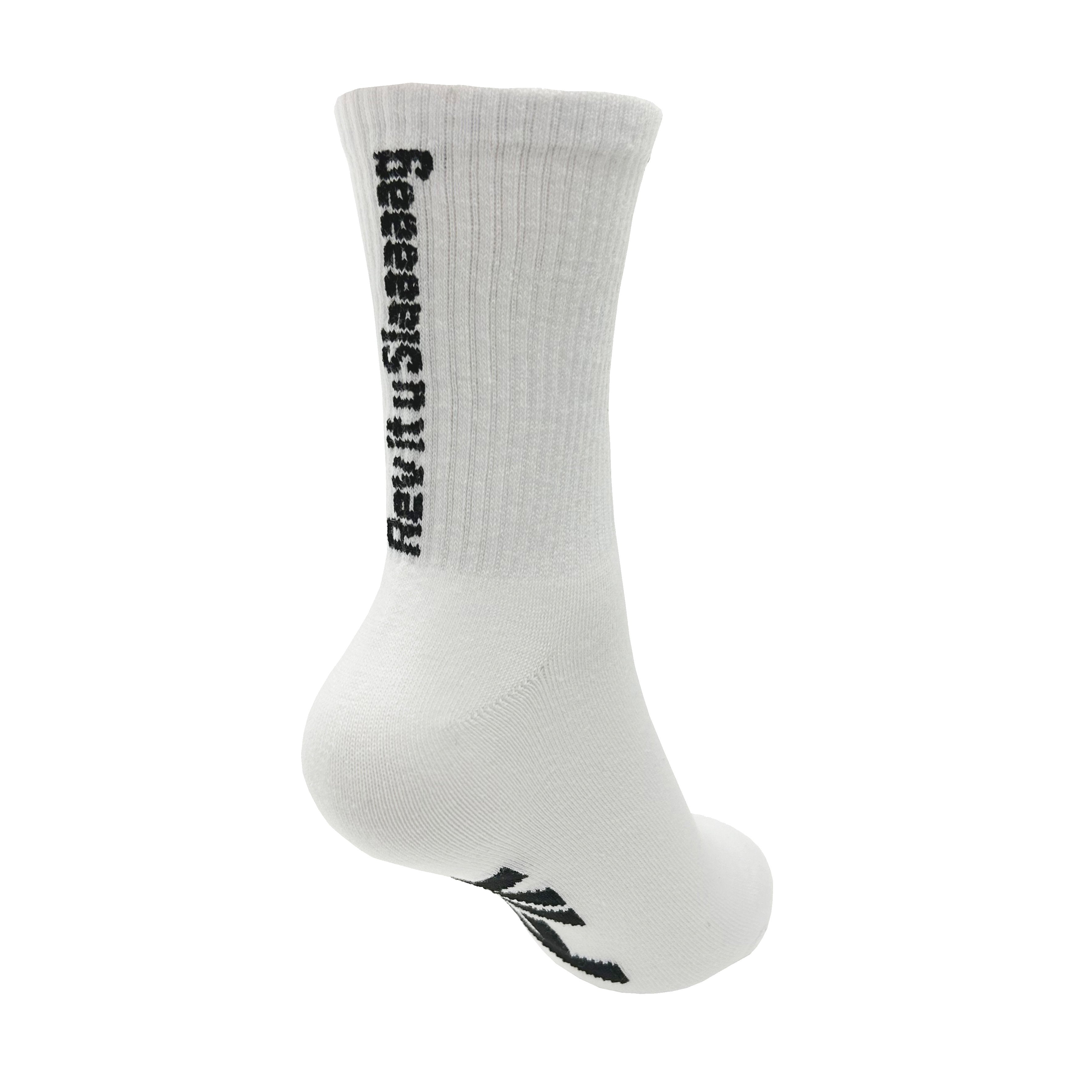 Unisex Socks Rev It White with Black Fir Design Size S (UK 4-7)