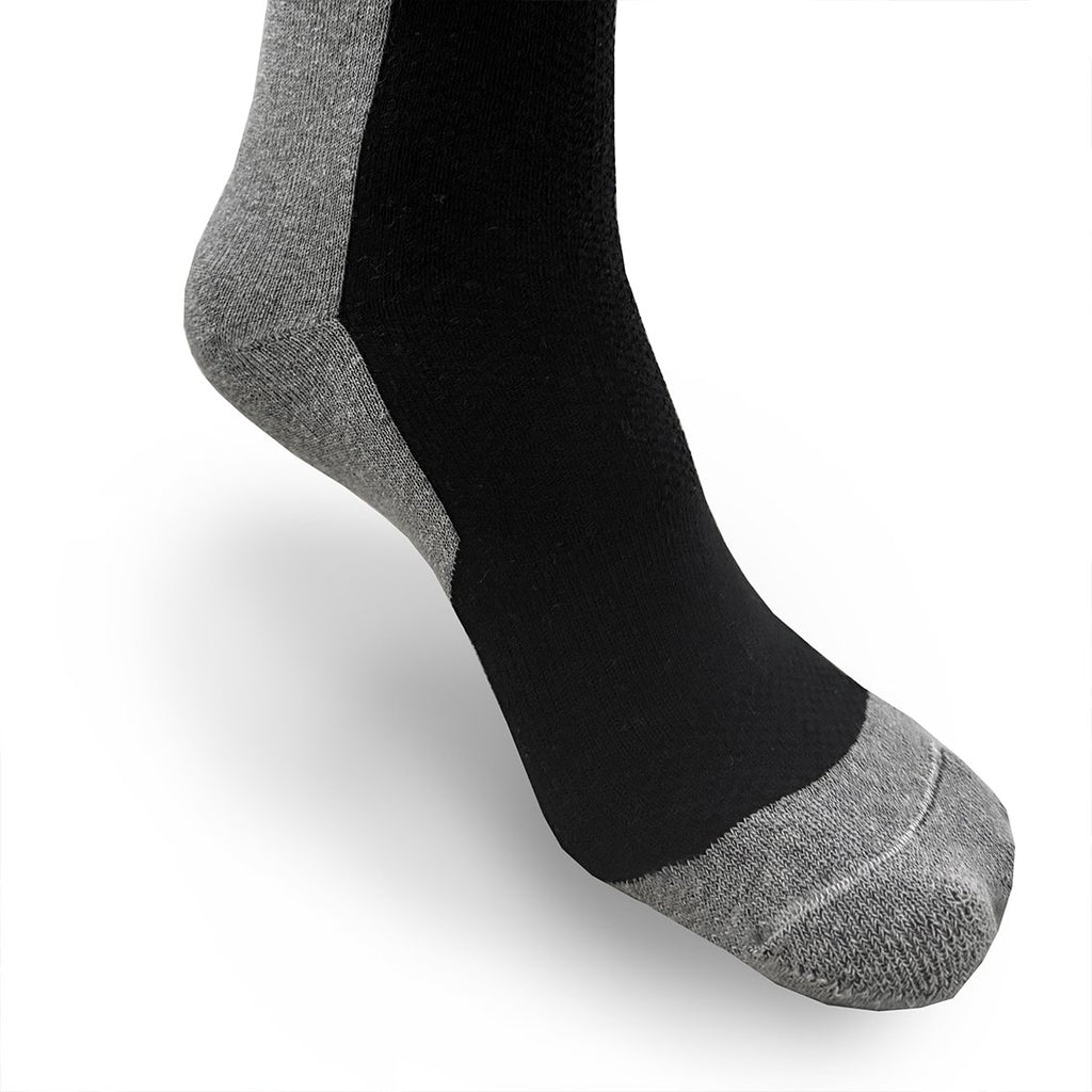 KNEE BRACE MX ENDURO SOCKS WITH FIR GREY BLACK DESIGN SIZE S/M SIZE UK 3-7