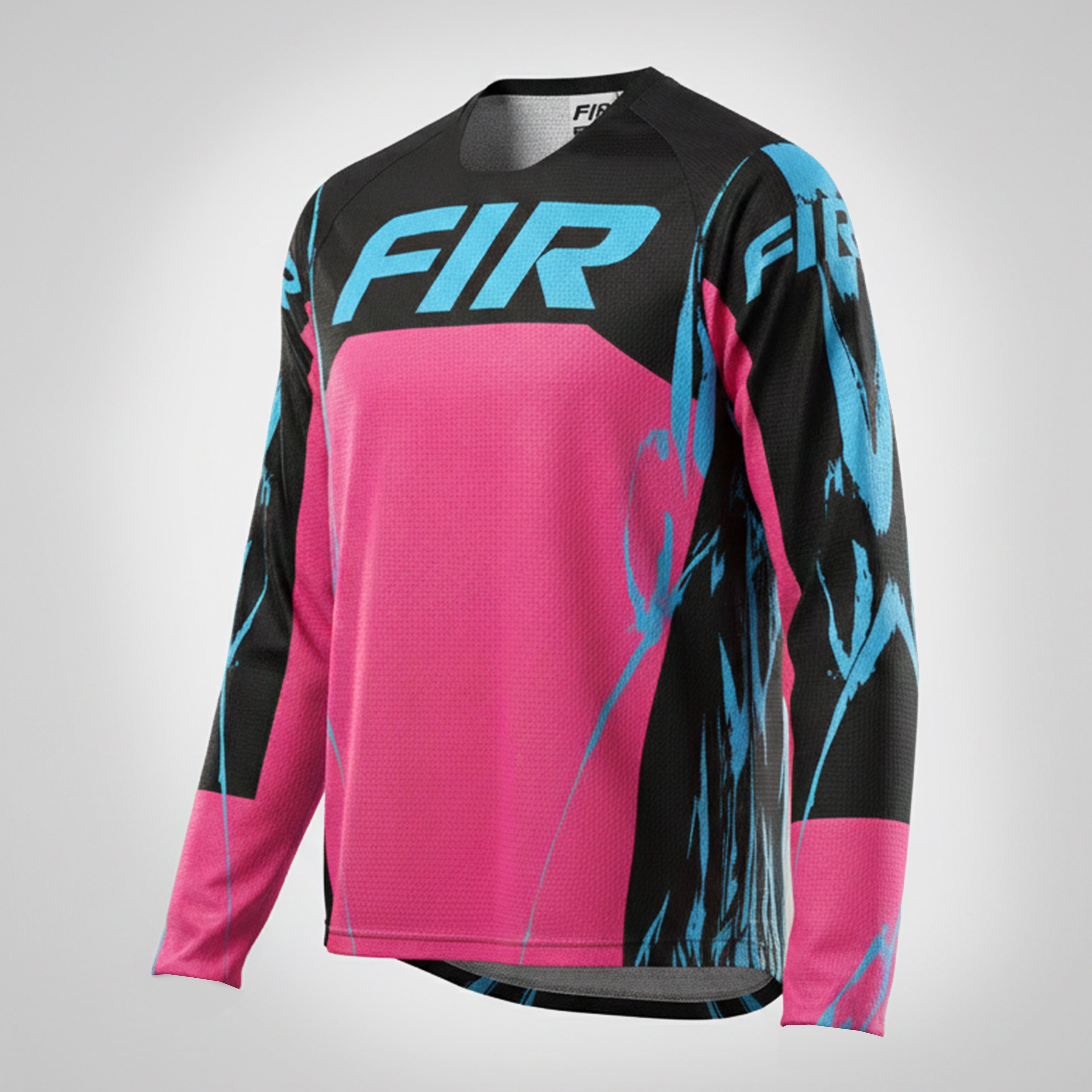EFFEX JERSEY PINK AND BLUE L, MX RACE WEAR, ENDURO GEAR
