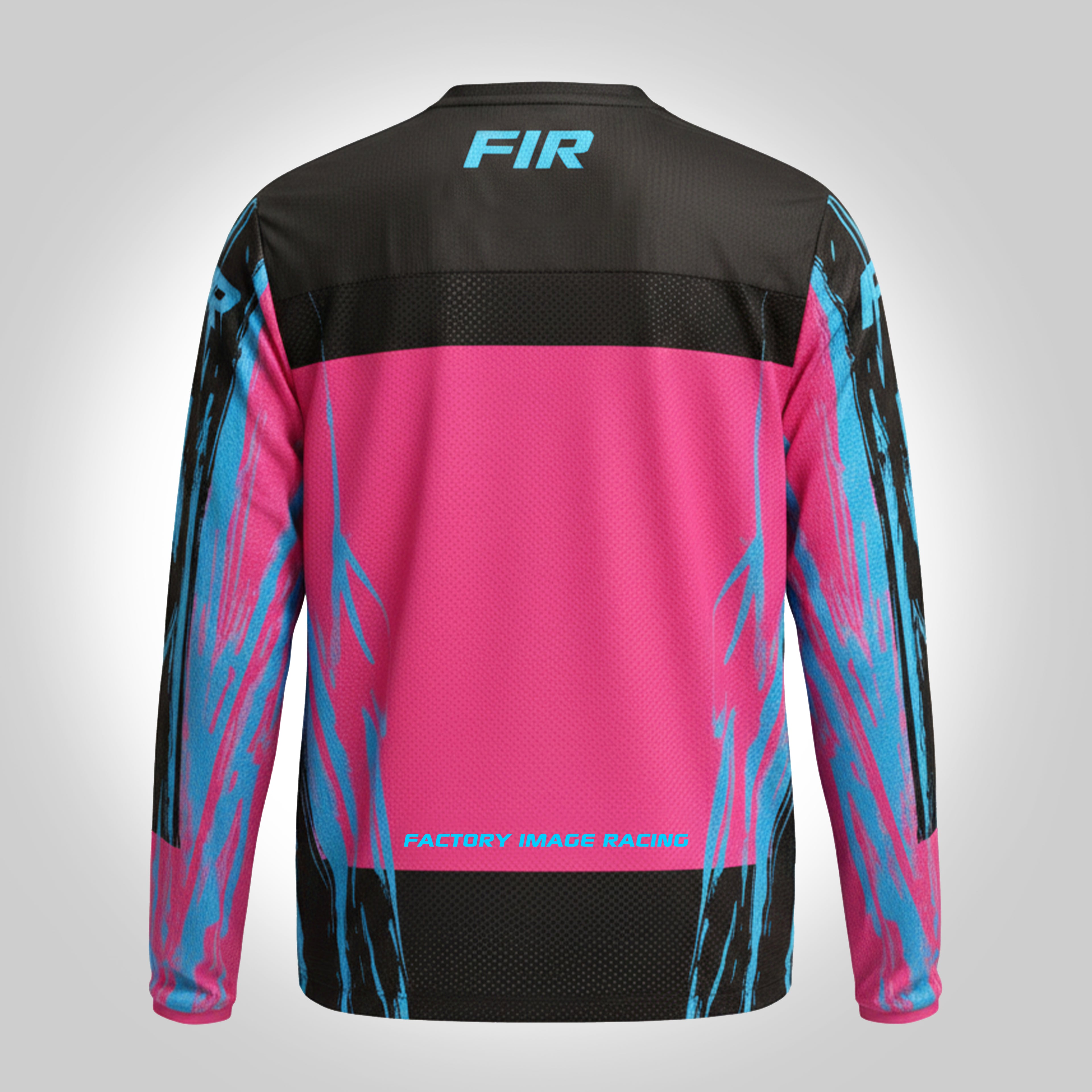 EFFEX JERSEY PINK AND BLUE L, MX RACE WEAR, ENDURO GEAR