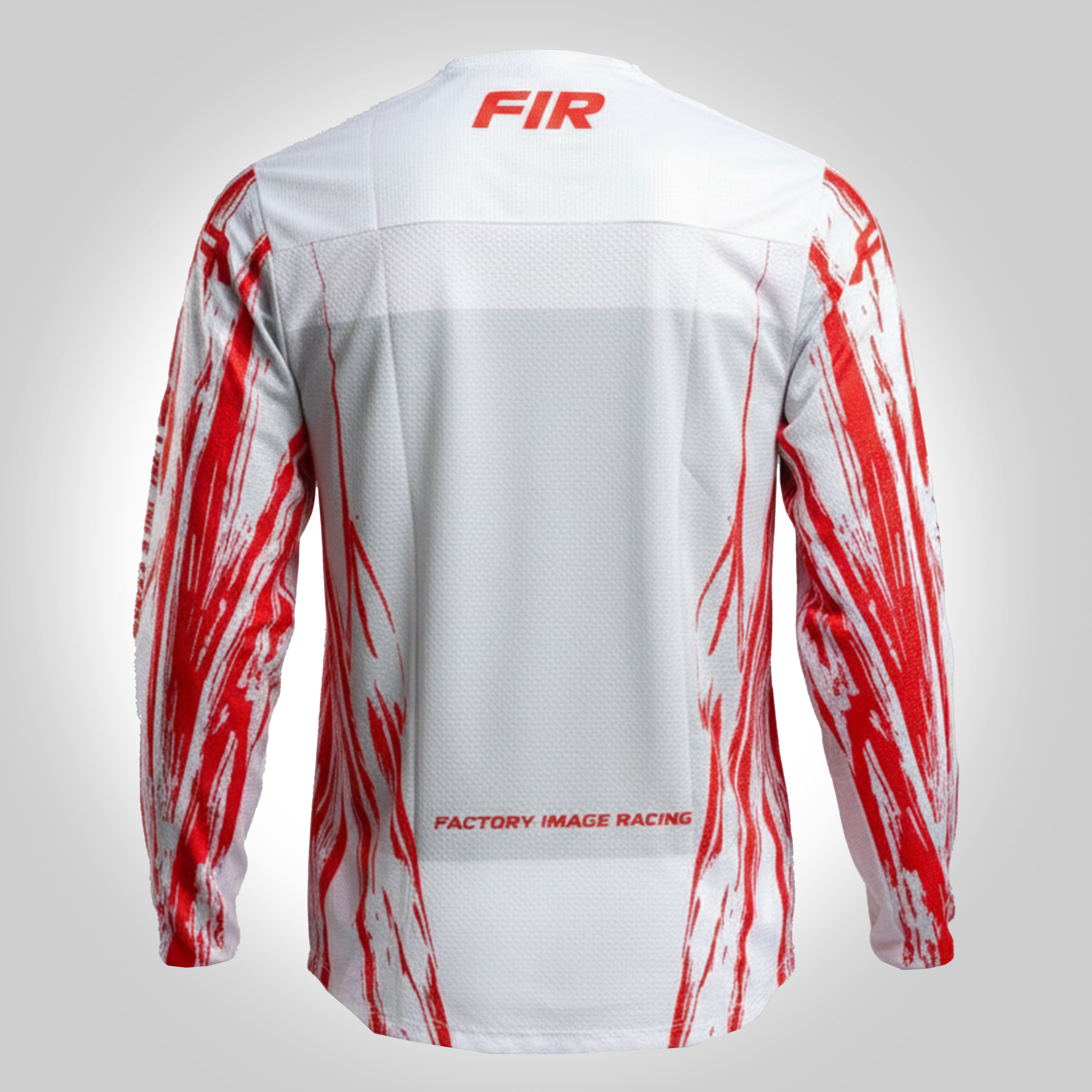 EFFEX JERSEY GREY AND RED L, MX RACE WEAR, ENDURO GEAR