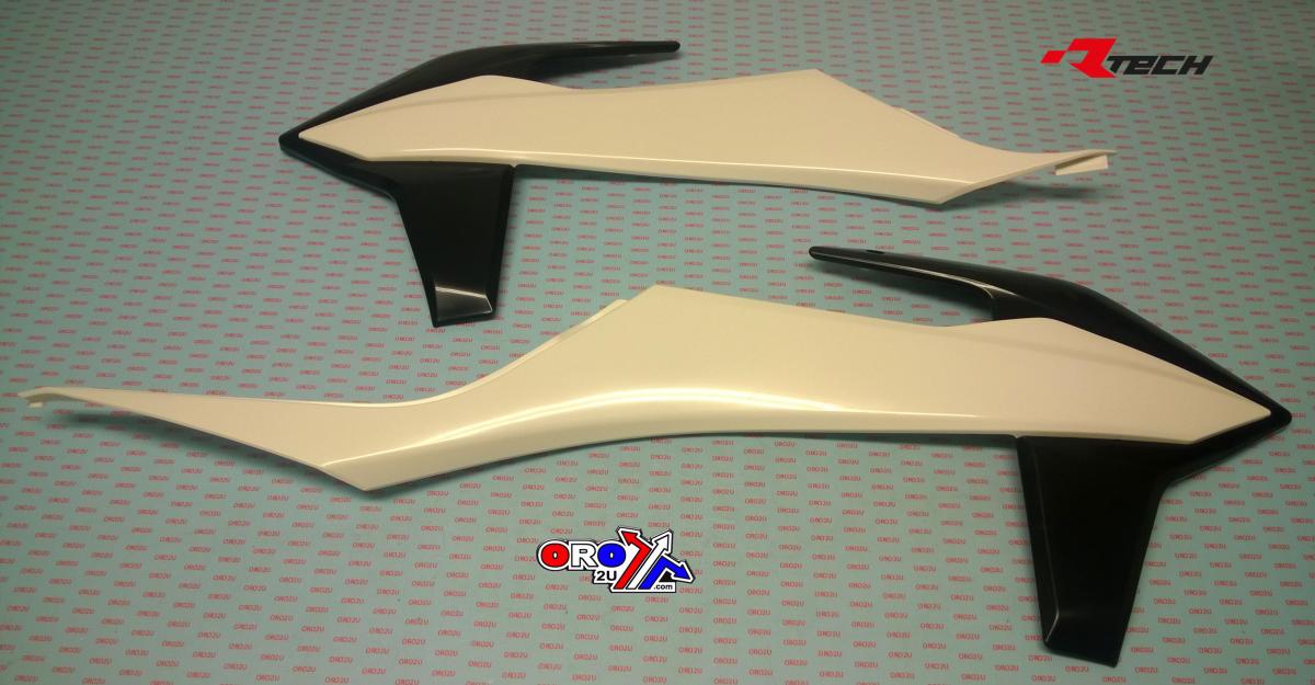 RAD SCOOPS 2019-22 KTM SX/SXF, RTECH R-CVKTMBNNR19, WHITE/BLACK