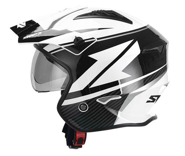 HELMET JET - XS 54cm White/Black, SWAPS S769, JTR2G1101