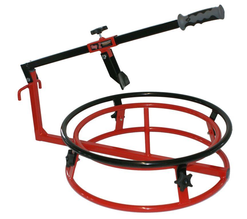 TYRE CHANGER + 21'' RING / RED, TAG-Z TWIN RING TYRE CHANGER