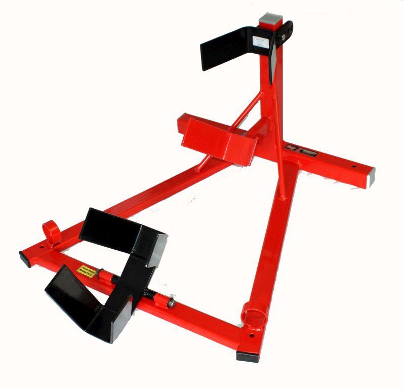 ROLL ON WHEEL CHOCK RED/BK, HEAVY DUTY ROLL ON SHOE