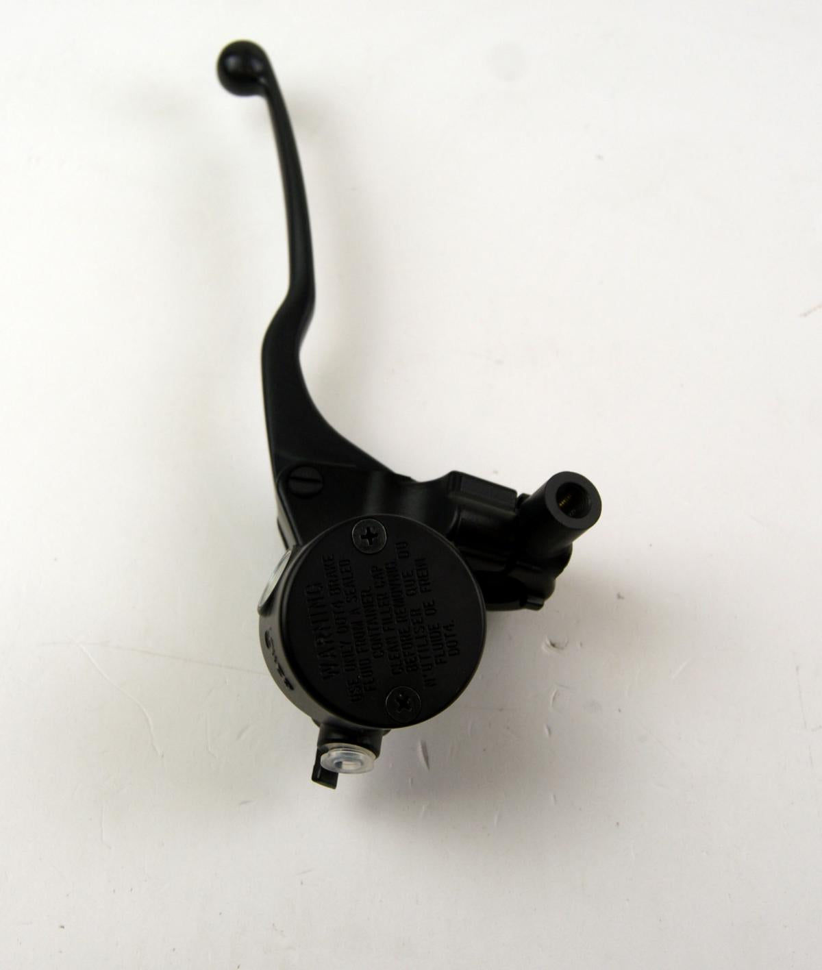 MASTER CYLINDER RETRO 14mm, BLACK BODY WITH BLACK LEVER., 32-1188