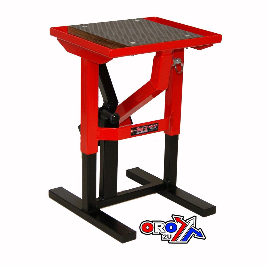 HD SUPER LIFT TWIN LEG STAND, RED, TOP QUALITY TAG-Z STAND