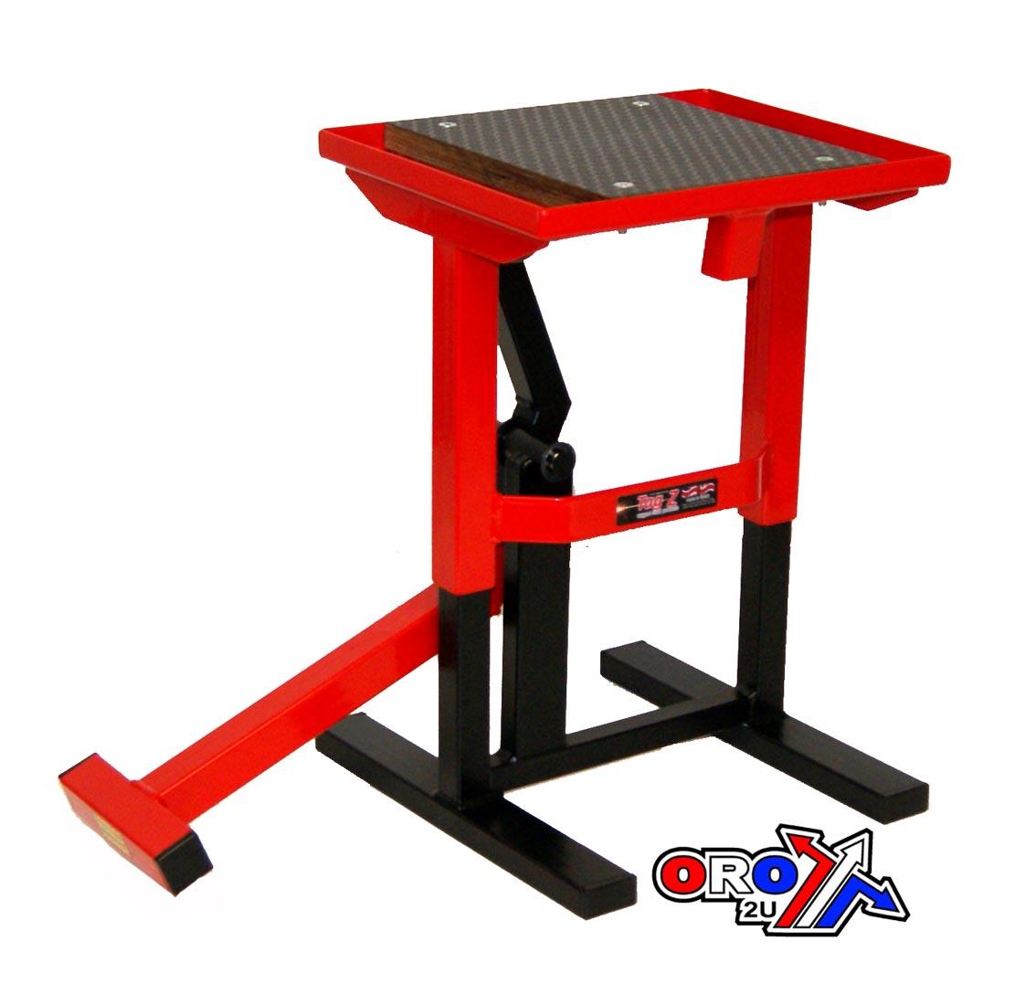 HD SUPER LIFT TWIN LEG STAND, RED, TOP QUALITY TAG-Z STAND