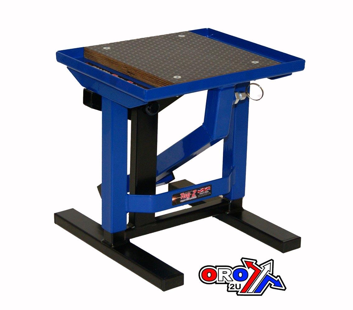 HD SUPER LIFT TWIN LEG STAND, BLUE, TOP QUALITY TAG-Z STAND