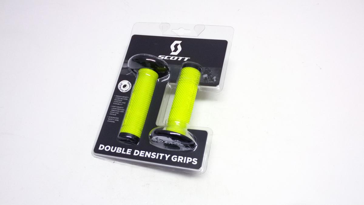 SCOTT MX SXII GRIPS 22/25mm, BLACK/NEON YELLOW, SC310024