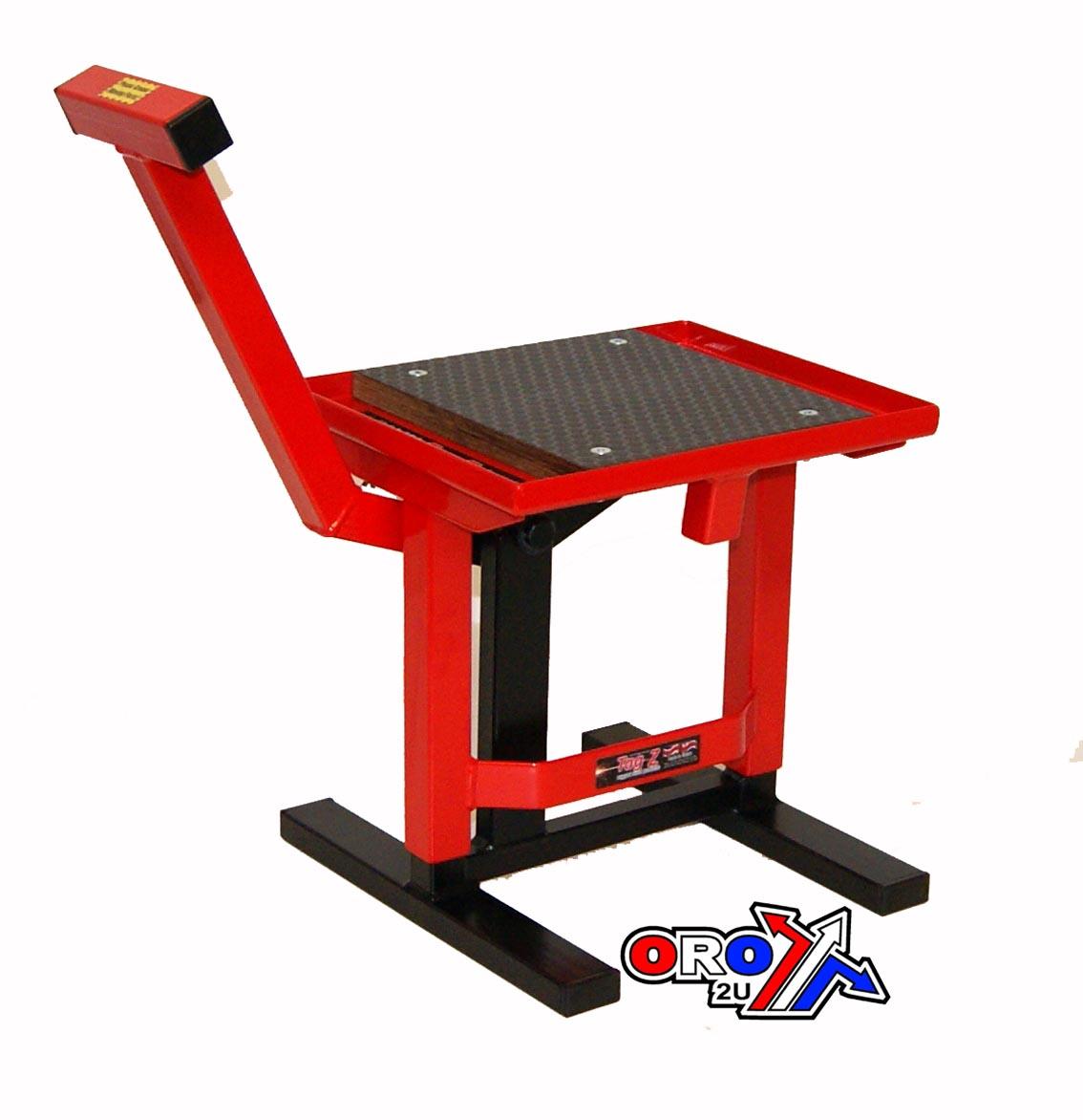 HD SUPER LIFT TWIN LEG STAND, RED, TOP QUALITY TAG-Z STAND