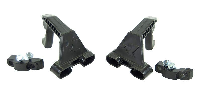 HP3 HANDGUARD WITH FITTING KIT WHITE/BLACK, RTECH R-HP3ENDBNNR0