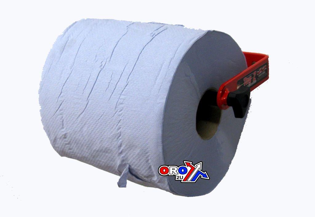 H/D FIXED ROLL HOLDER + 1 ROLL, RED