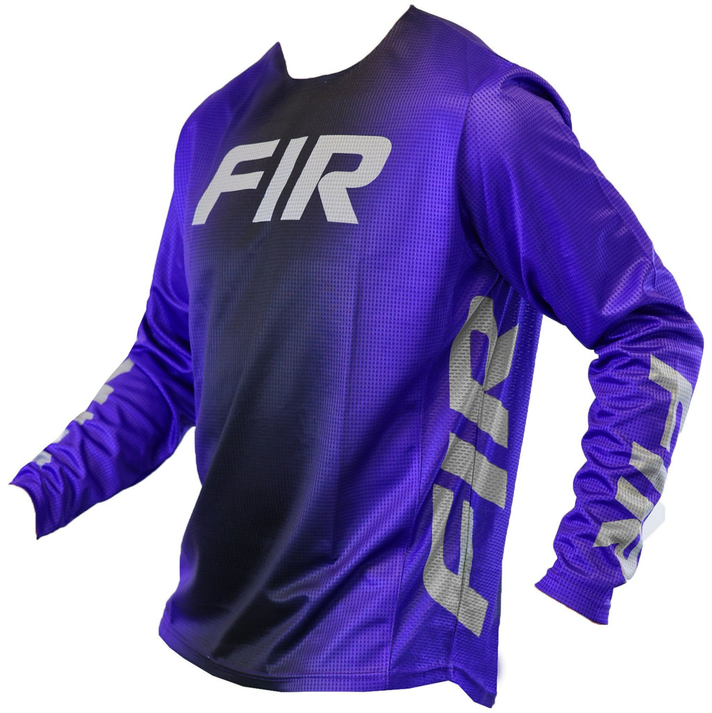 Lite Fade Jersey Purple Xxs, MX Race Wear, Enduro Gear