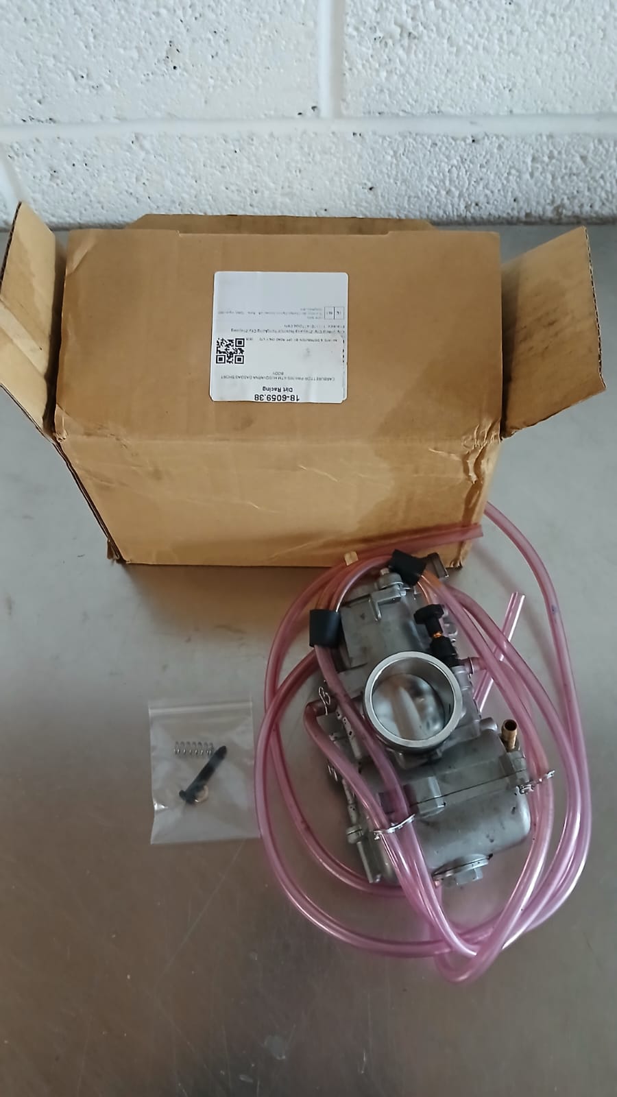 CARBURETTOR PWK38S KTM HUSQVARNA GASGAS KEIHIN SHORT BODY CLEARANCE / RETURN
