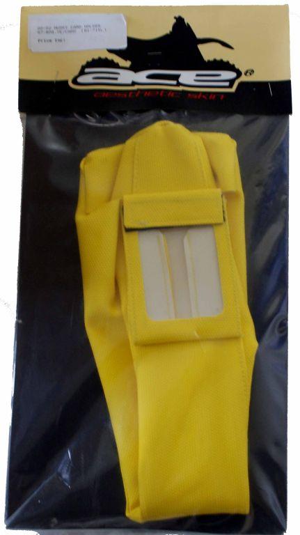 00-02 HUSKY CARD HOLDER YELLOW, HUSQVARNA SEAT COVER