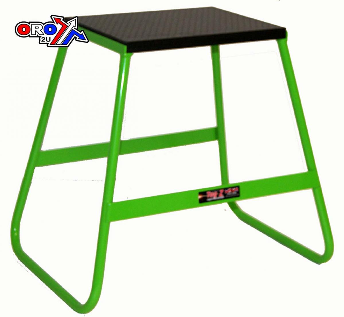TRADE PACK 5 BIKE STANDS GREEN, 440mm TALL, LIGHT WEIGHT, MX, TRADE £16.50 EACH