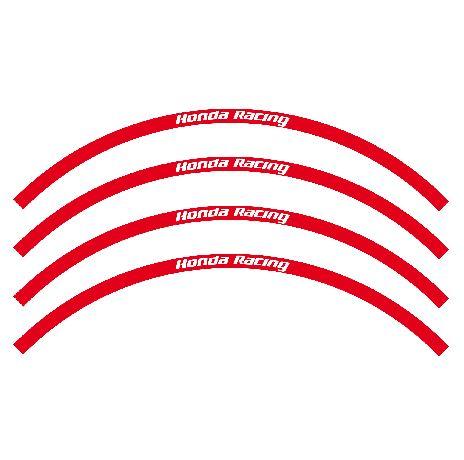 RIM STICKERS RED HONDA, BLACKBIRD 5068R/60