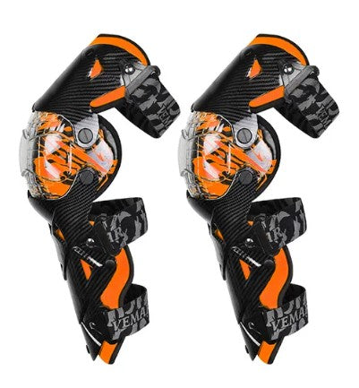 Knee Safety Guard Protection Pads Hinged Â€“ Orange