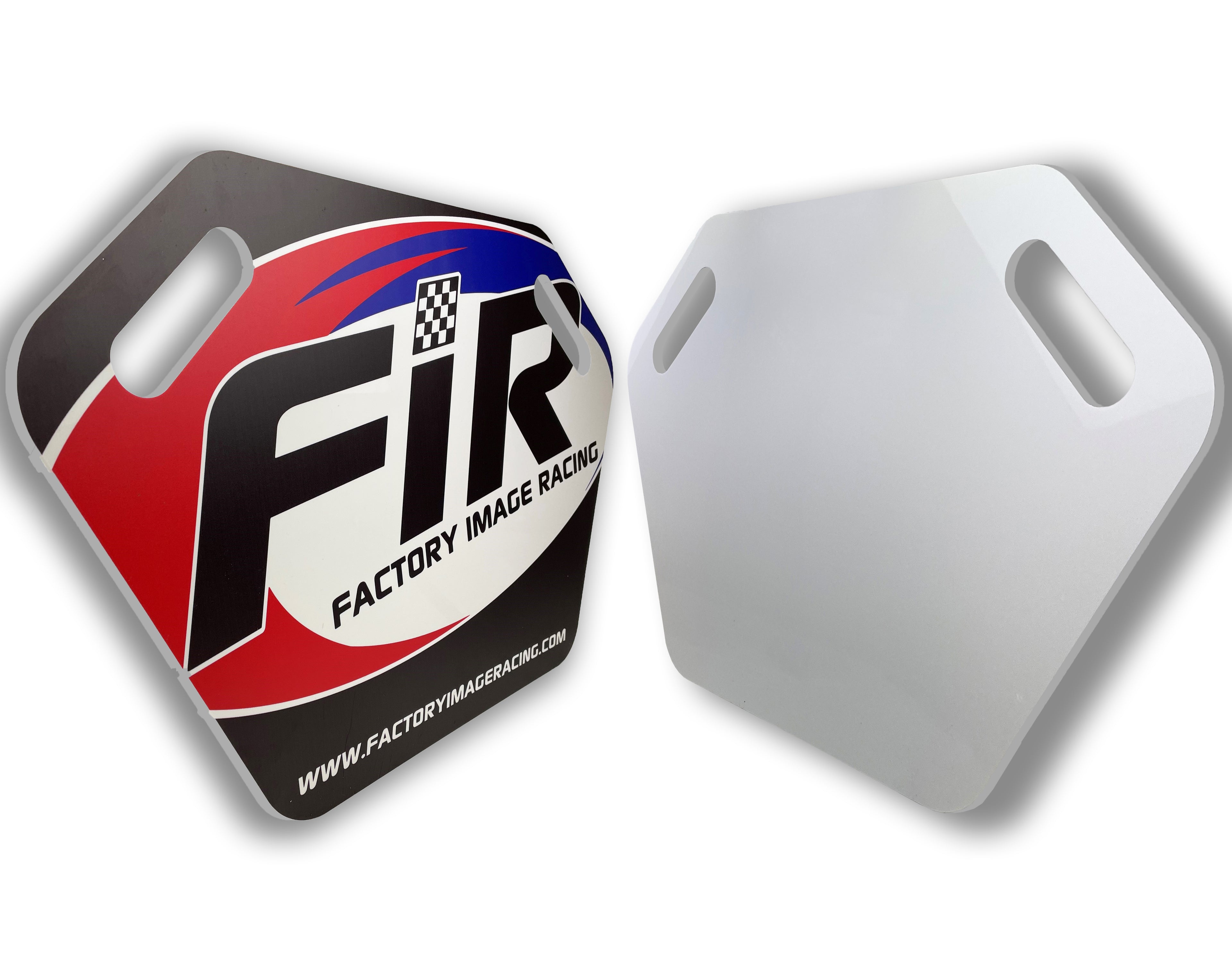 MX Pit Board 4mm Acrylic 600 x 375mm Full Colour Logo