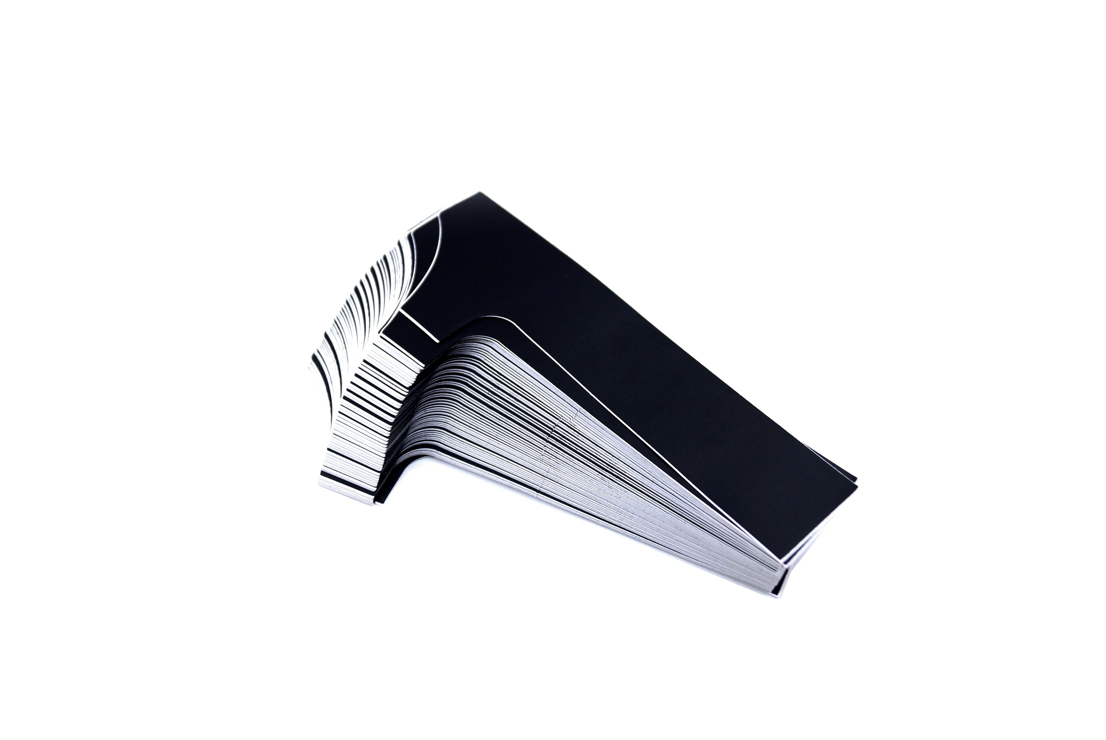 RACE NUMBERS - 1 ONE - BLACK, PACK OF 100 / 15cm 6 / VINYL STICKER