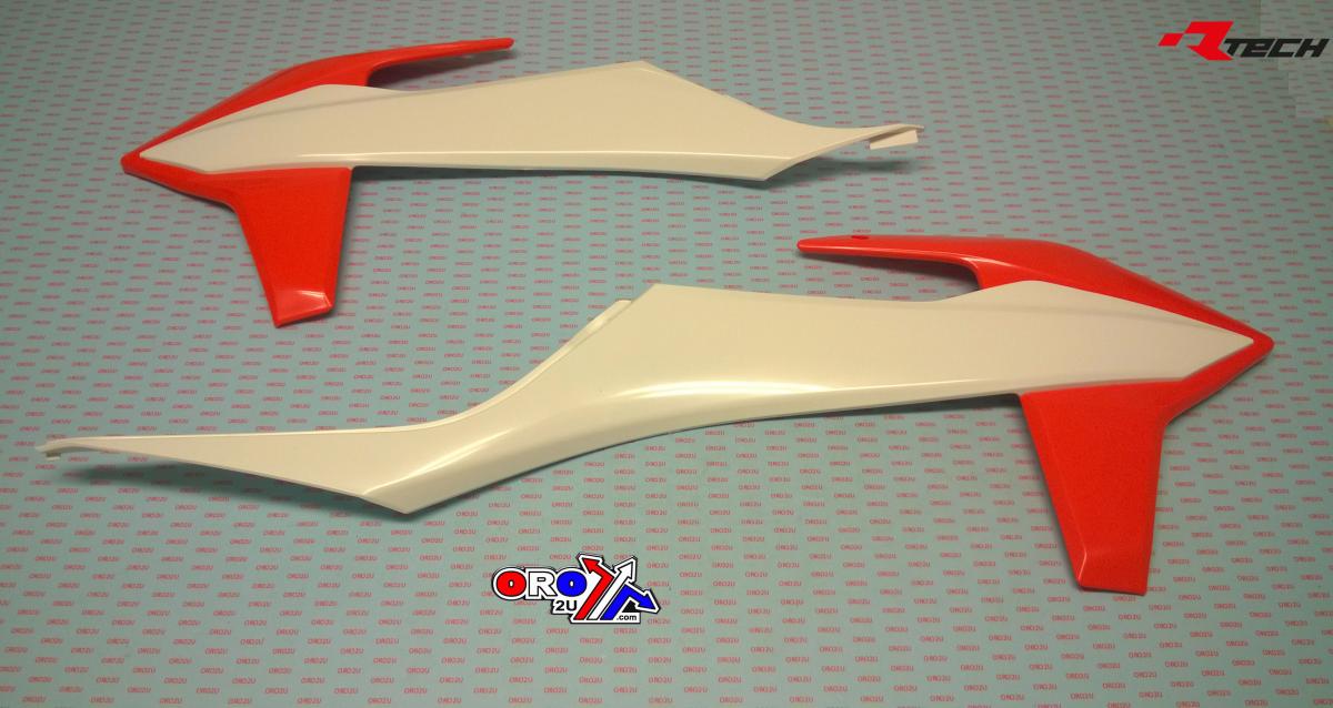 RAD SCOOPS 2019-22 KTM SX/SXF, RTECH R-CVKTMBNAR19, WHITE/ORANGE, SX/SX-F/XC/XC-F 2019-22 OEM COLOURS