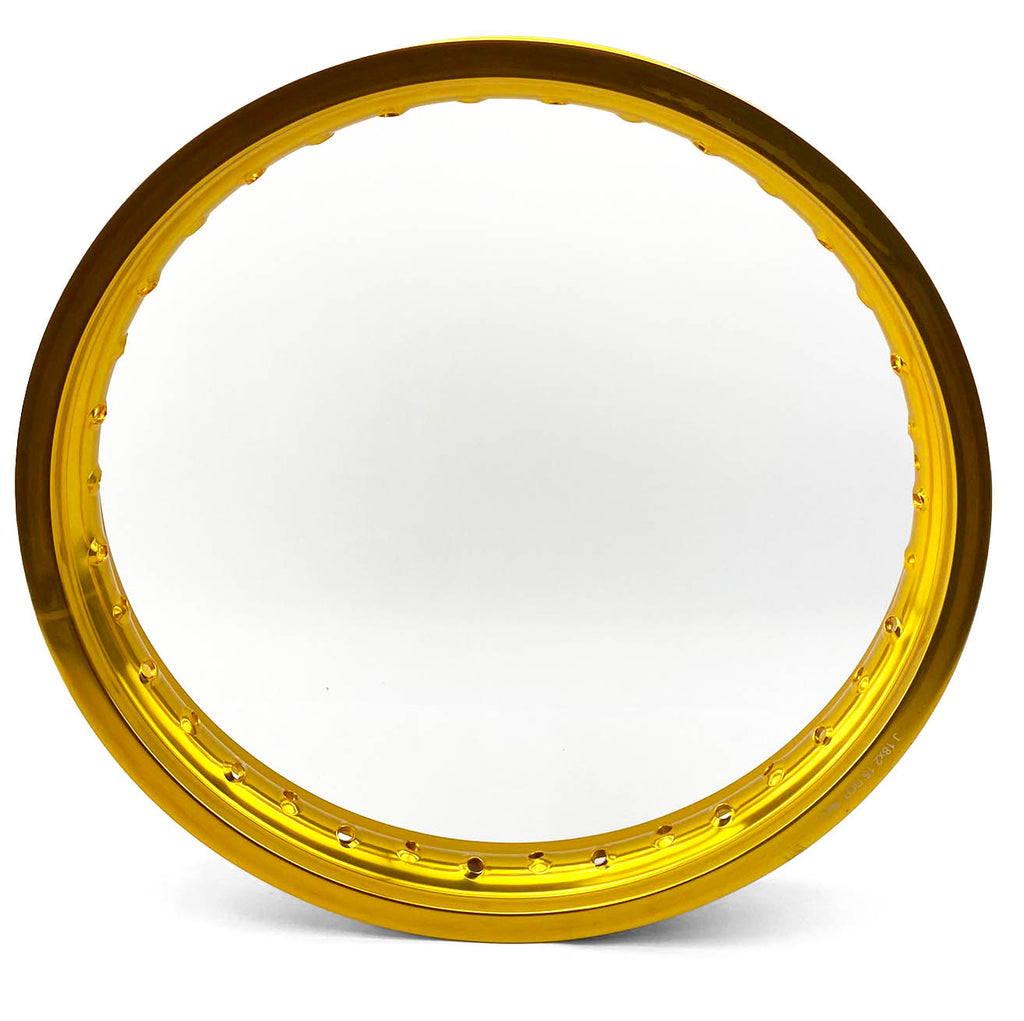 OS - RIM 215 x 18 36H MTX MOTO ALLOY RIM GOLD 85-135 T5 - DAMAGED