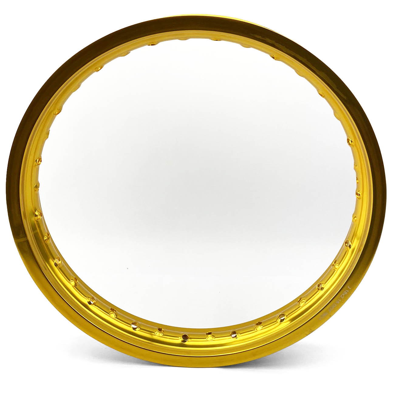 OS - RIM 215 x 18 36H MTX MOTO ALLOY RIM GOLD 85-135 T5 - DAMAGED