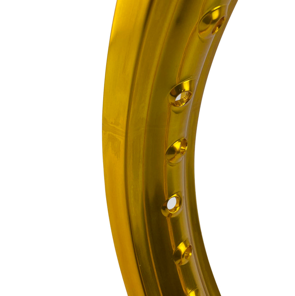 OS - RIM 215 x 18 36H MTX MOTO ALLOY RIM GOLD 85-135 T5 - DAMAGED