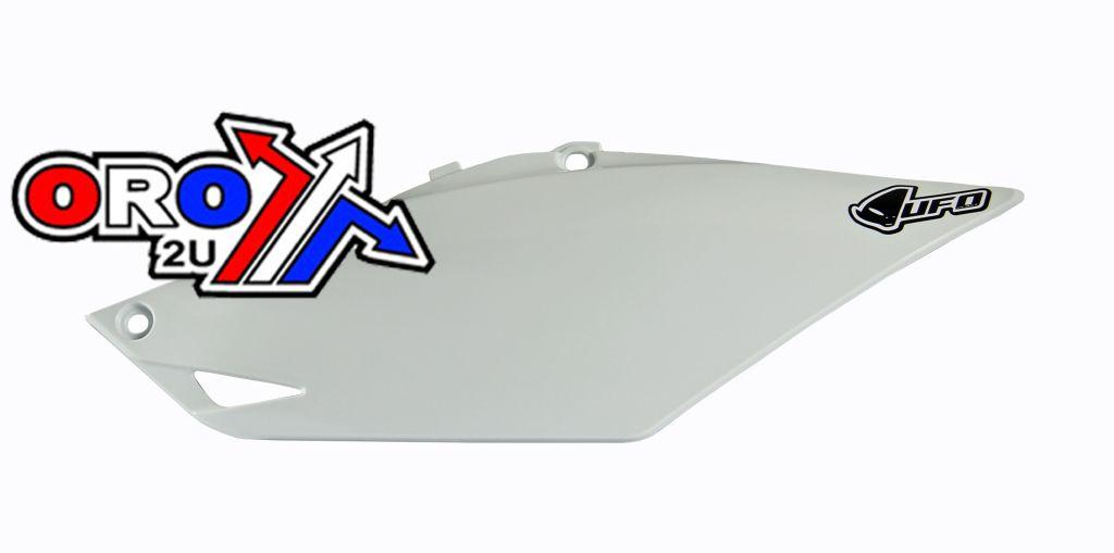 14-17 CRF250/450 LEFT S/PANEL, WHITE 014806 FMF MADE BY UFO