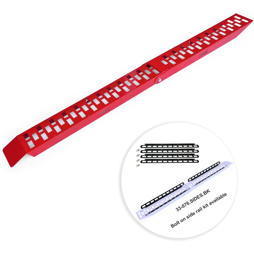 RED STEEL FOLDING RAMP TAG-Z, FOLDING RAMP 2000mm