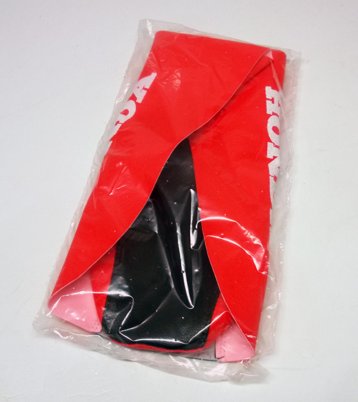 89-97 CR125/CR250 SEAT COVER, BLACK/RED 2-TONE HONDA
