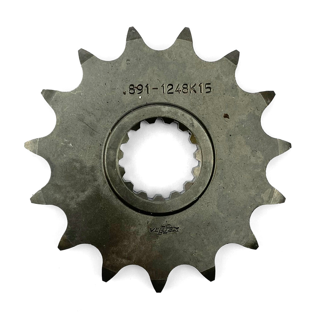 FRONT SPROCKET 15T STEEL, VERTEX 891-1248K15, JTF1901.15