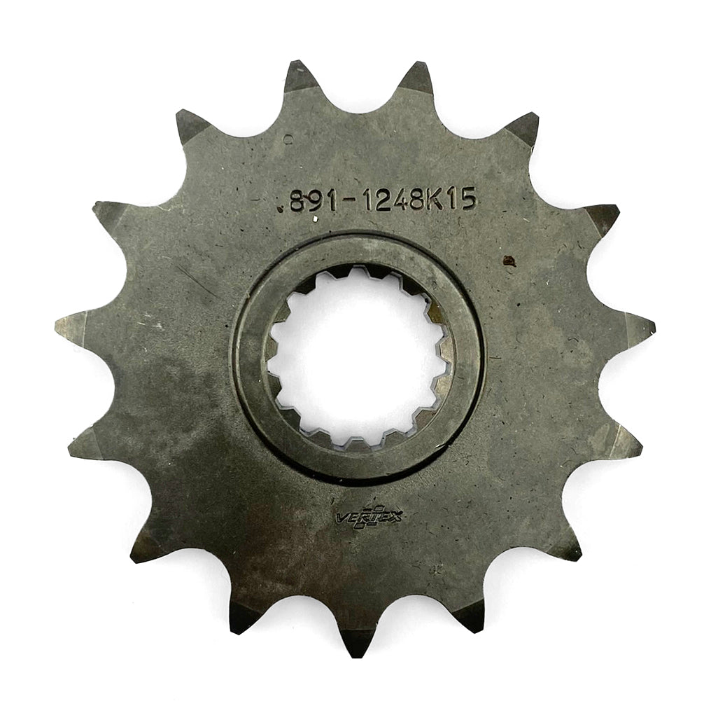 FRONT SPROCKET 15T STEEL, VERTEX 891-1248K15, JTF1901.15