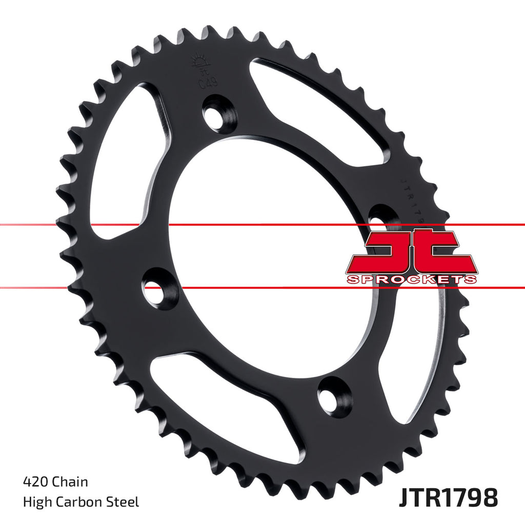 REAR SPROCKET STEEL JTR1798.47 YAMAHA YZ 65 18-24